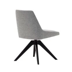 Silla Tapizada Giratoria Con Patas De Madera ALYA 10 Silla Tapizada Giratoria Con Patas De Madera ALYA -Demarques Tienda alya sillon con patas de madera andreu world 3