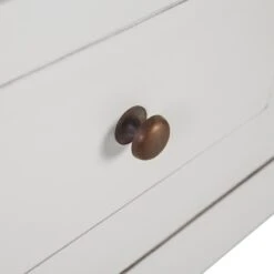 Aparador Alto Blanco 110x40x180 Cm EVEREST -Demarques Tienda aparador colonial alto blanco everest con 3 cajones 2 puertas 2 estantes 5