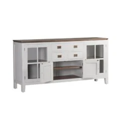 Aparador Blanco 180 Cm EVEREST -Demarques Tienda aparador colonial blanco everest con 3 cajones y 4 puertas 3