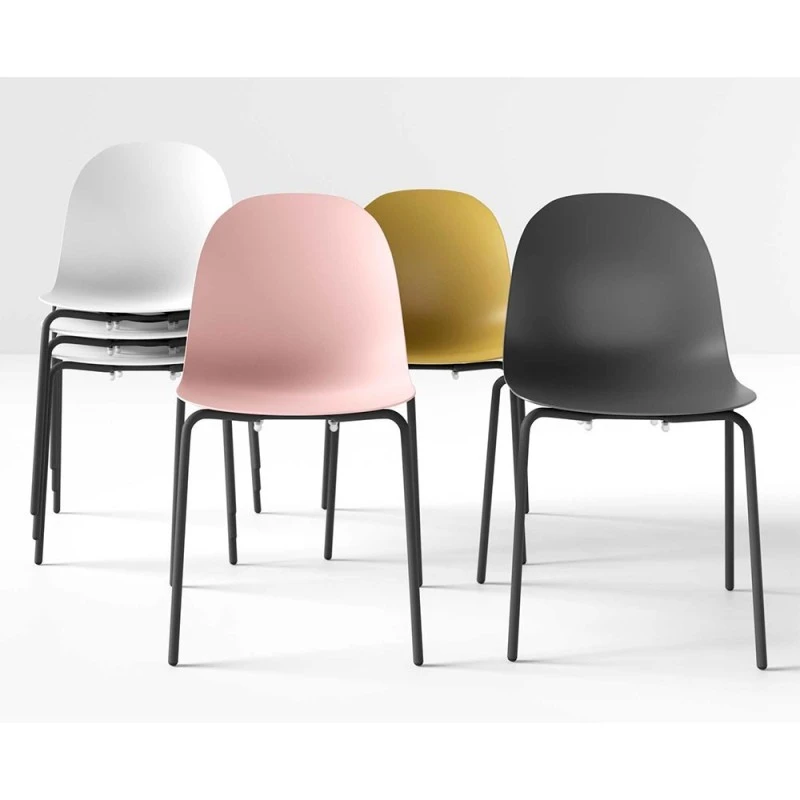 Silla De Cocina Apilable Con Siento De Resina AQUA 4 Silla De Cocina Apilable Con Siento De Resina AQUA - Imagen 2