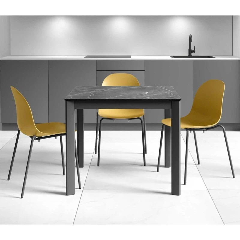 Silla De Cocina Apilable Con Siento De Resina AQUA 3 Silla De Cocina Apilable Con Siento De Resina AQUA