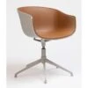 Silla Giratoria Con Reposabrazos Y Pie Central BAI -Demarques Tienda bai silla comedor giratoria combi disponible en varios acabados
