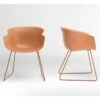 Silla Polipropileno Y Patas Trineo Metalicas BAI -Demarques Tienda bai silla comedor polipropileno patas trineo disponible en varios acabados