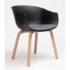 BAI WOOD - SILLA COMEDOR POLIPROPILENO CON GALLETA -Demarques Tienda bai wood silla comedor polipropileno con galleta disponible en varios acabados