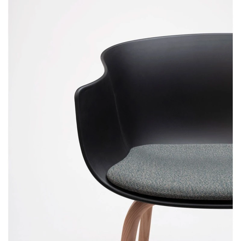 BAI WOOD - SILLA COMEDOR POLIPROPILENO CON GALLETA 5 BAI WOOD - SILLA COMEDOR POLIPROPILENO CON GALLETA - Imagen 3