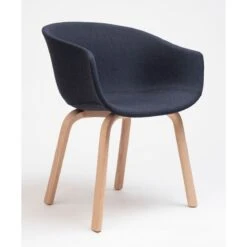 BAI WOOD - SILLA COMEDOR TAPIZADA