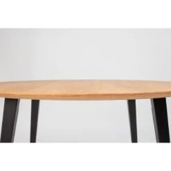 Mesa De Comedor Redonda Roble Tintado BOB -Demarques Tienda bob mesa comedor redonda disponible en varios acabados y medidas 2