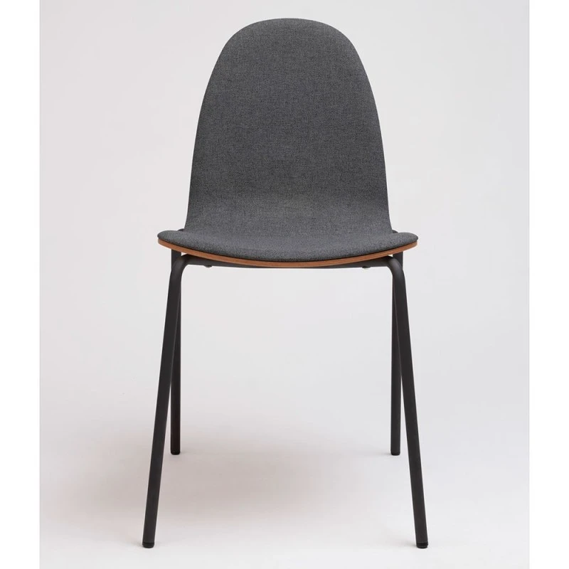 Silla Madera De Haya Y Tapizado Con Patas Metalicas BOB 7 Silla Madera De Haya Y Tapizado Con Patas Metalicas BOB - Imagen 5