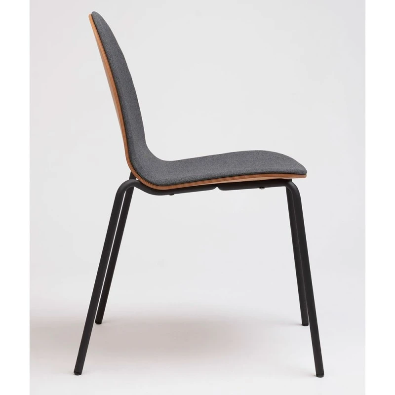 Silla Madera De Haya Y Tapizado Con Patas Metalicas BOB 8 Silla Madera De Haya Y Tapizado Con Patas Metalicas BOB - Imagen 6