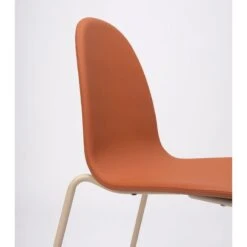 Silla De Diseño Tapizada Y Estructura Metal BOB -Demarques Tienda bob silla comedor tapizado y metal disponible en varios acabados 6