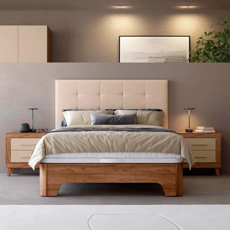 Cabecero Con Canape Para Colchon 150 Cm Y 2 Mesitas Con 2 Cajones PARIS X 3 Cabecero Con Canape Para Colchon 150 Cm Y 2 Mesitas Con 2 Cajones PARIS X