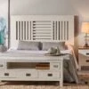 Cabecero Cama 150 Cm Blanco MOYCOR EVEREST -Demarques Tienda cabecero madera blanco cama 150 cm