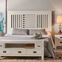 Cabecero Cama 150 Cm Blanco MOYCOR EVEREST