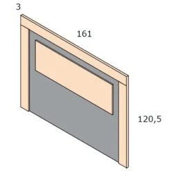 Cabecero Para Cama 150 Cm PARIS VI -Demarques Tienda cabecero para cama 150 cm paris vi 3