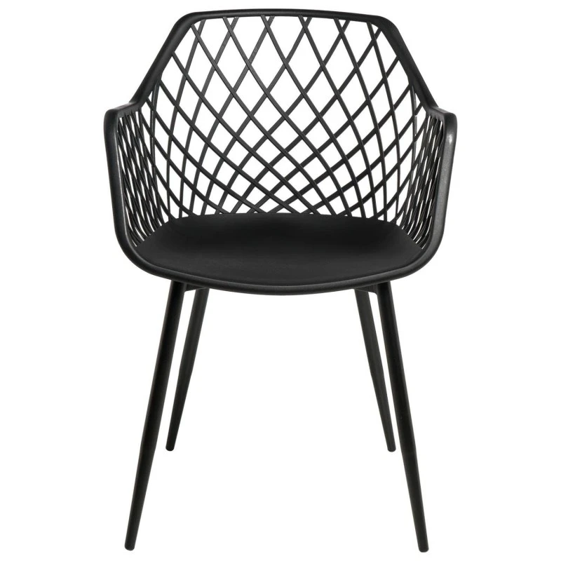 Silla De Cocina Con Reposabrazos En Polipropileno Y Patas Metalicas CHARLOTTE 6 Silla De Cocina Con Reposabrazos En Polipropileno Y Patas Metalicas CHARLOTTE - Imagen 4