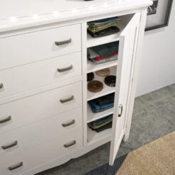 Comoda En Madera Con 5 Cajones Y 1 Puerta Amberes -Demarques Tienda comoda amberes con 5 cajones y 1 puerta 1