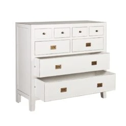 Comoda Blanca 8 Cajones MOYCOR EVEREST -Demarques Tienda comoda colonial everest 8 cajones 2