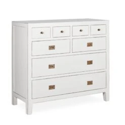 Comoda Blanca 8 Cajones MOYCOR EVEREST