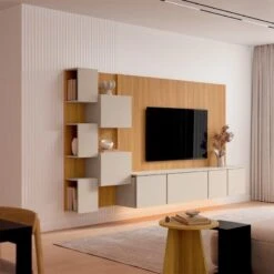 COMPOSICION MODULAR MODERNA DE SALON MUSS LR05