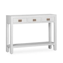 Consola Recibidor Blanca 3 Cajones EVEREST