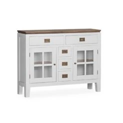 Mueble Recibidor Blanco 5 Cajones 2 Puertas EVEREST