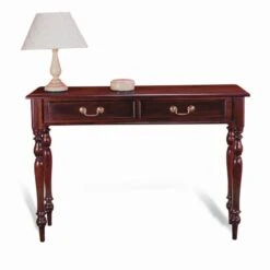 CONSOLA DE ESTILO CLASICO CON 2 CAJONES