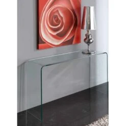 CONSOLA DE CRISTAL PARA RECIBIDOR