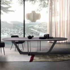 Mesa Comedor Madera Maciza De Roble Materico COSMOPOLITAN WAVE