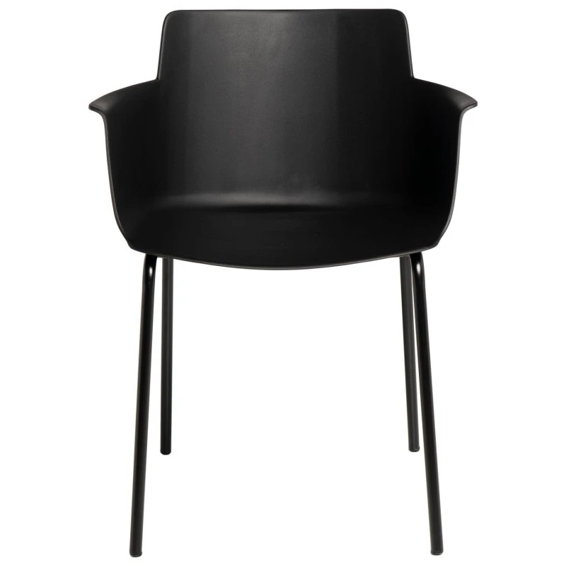 Silla De Cocina Con Reposabrazos En Polipropileno Con Patas Metalicas DORDI 6 Silla De Cocina Con Reposabrazos En Polipropileno Con Patas Metalicas DORDI - Imagen 4