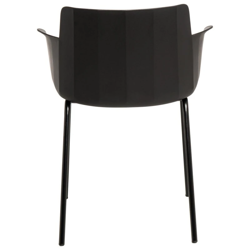 Silla De Cocina Con Reposabrazos En Polipropileno Con Patas Metalicas DORDI 7 Silla De Cocina Con Reposabrazos En Polipropileno Con Patas Metalicas DORDI - Imagen 5