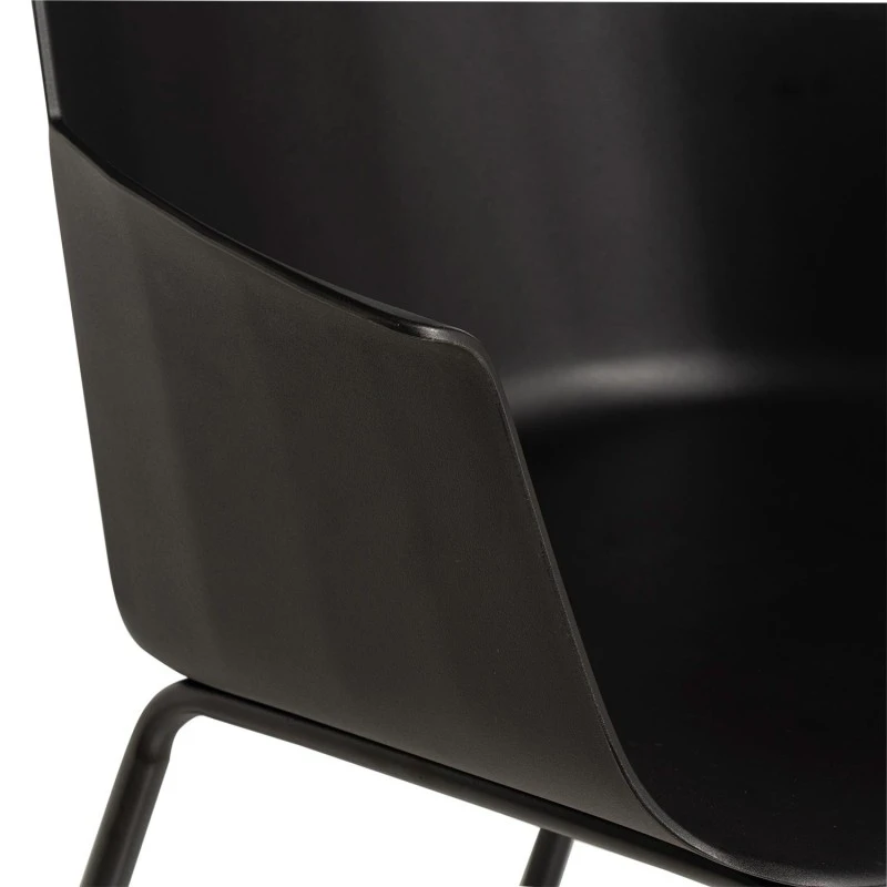 Silla De Cocina Con Reposabrazos En Polipropileno Con Patas Metalicas DORDI 8 Silla De Cocina Con Reposabrazos En Polipropileno Con Patas Metalicas DORDI - Imagen 6