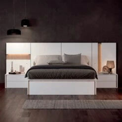 DORMITORIO MODERNO DE MATRIMONIO CAMA 150 ROMA II