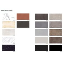 Mesa Redonda Extensible Con Tapa De Porcelanico ESLA -Demarques Tienda esla mesa de comedor redonda tapa porcelanico disponible en varias medidas 3