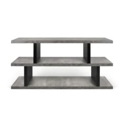 Step - Estanteria 2 Nieveles 163x88 Cm -Demarques Tienda estanteria moderna step baja 3