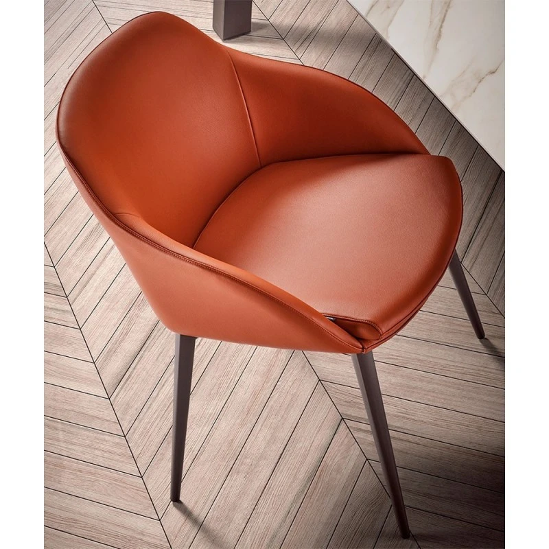 SILLA COMEDOR CON PATAS METALICAS GALERA 4 SILLA COMEDOR CON PATAS METALICAS GALERA - Imagen 2