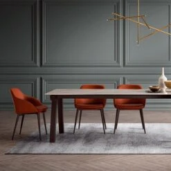 SILLA COMEDOR CON PATAS METALICAS GALERA 13 SILLA COMEDOR CON PATAS METALICAS GALERA -Demarques Tienda galera silla comedor con patas metalicas 3