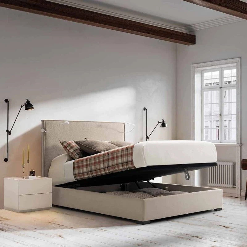 Genova - Cama Abatible Tapizada 4 Genova - Cama Abatible Tapizada - Imagen 2