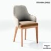 Silla De Comedor Tapizada Con Patas De Madera GRAPE 2 Silla De Comedor Tapizada Con Patas De Madera GRAPE -Demarques Tienda grape silla de comedor tapizada con patas de madera