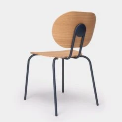 Silla Madera De Roble Y Metal HARI -Demarques Tienda hari silla comedor roble y metal disponible en varios acabados 4