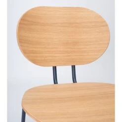 Silla Madera De Roble Y Metal HARI -Demarques Tienda hari silla comedor roble y metal disponible en varios acabados 5