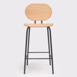 HARI - TABURETE RESPALDO Y ASIENTO EN MADERA ROBLE 13 HARI - TABURETE RESPALDO Y ASIENTO EN MADERA ROBLE -Demarques Tienda hari taburete respaldo y asiento en madera roble 2