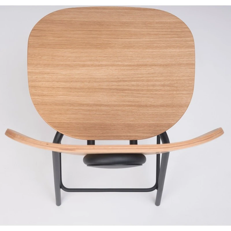 HARI - TABURETE RESPALDO Y ASIENTO EN MADERA ROBLE 9 HARI - TABURETE RESPALDO Y ASIENTO EN MADERA ROBLE - Imagen 7