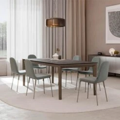 Mesa De Comedor Tapa Porcelanico ILEX