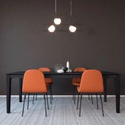 Mesa Extensible Porcelanico Y Patas De Madera ILEX -Demarques Tienda ilex mesa de comedor tapa porcelanico mobliberica 3