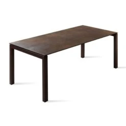 Mesa De Comedor Extensible Porcelanico JULIA -Demarques Tienda julia mesa de comedor tapa porcelanico disponible en varias medidas 3