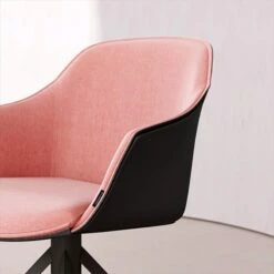 KEDUA - SILLA COMEDOR CON PIE CENTRAL FIJO -Demarques Tienda kedua silla comedor con pie central fijo disponible en varios acabados 3