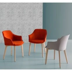 KEDUA WOOD - SILLA COMEDOR CON BRAZOS -Demarques Tienda kedua wood silla comedor con brazos disponible en varios acabados 2