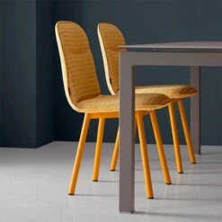 KÖLN - SILLA COMEDOR CARCASA TAPIZADA Y PATAS METALICAS -Demarques Tienda koln silla comedor carcasa tapizada y patas metalicas disponible en varios acabados 2