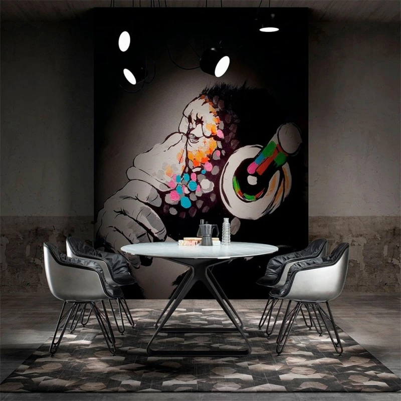 LAP - SILLA COMEDOR CARCASA LACADA CON PATAS METAL 5 LAP - SILLA COMEDOR CARCASA LACADA CON PATAS METAL - Imagen 3