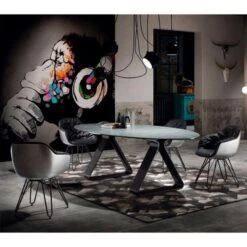 LAP - SILLA COMEDOR CARCASA LACADA CON PATAS METAL 16 LAP - SILLA COMEDOR CARCASA LACADA CON PATAS METAL -Demarques Tienda lap silla comedor carcasa lacada con patas metal 3